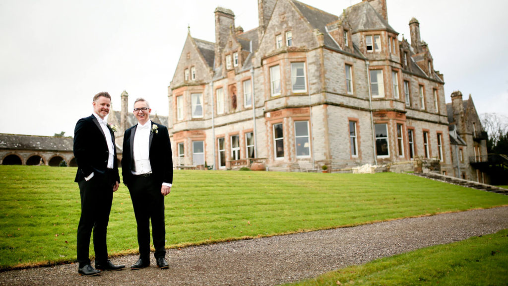 Aine & Tyler wedding at Castle Leslie Estate by Ciaran O'Neill